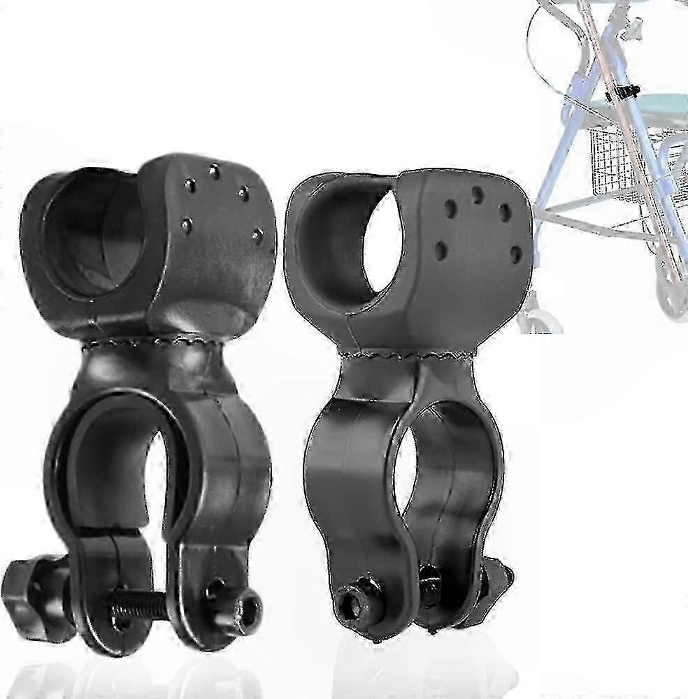 Adjustable Holder for Walkers, Rollators, Wheelchairs & Crutches - Universal & Secure Fit