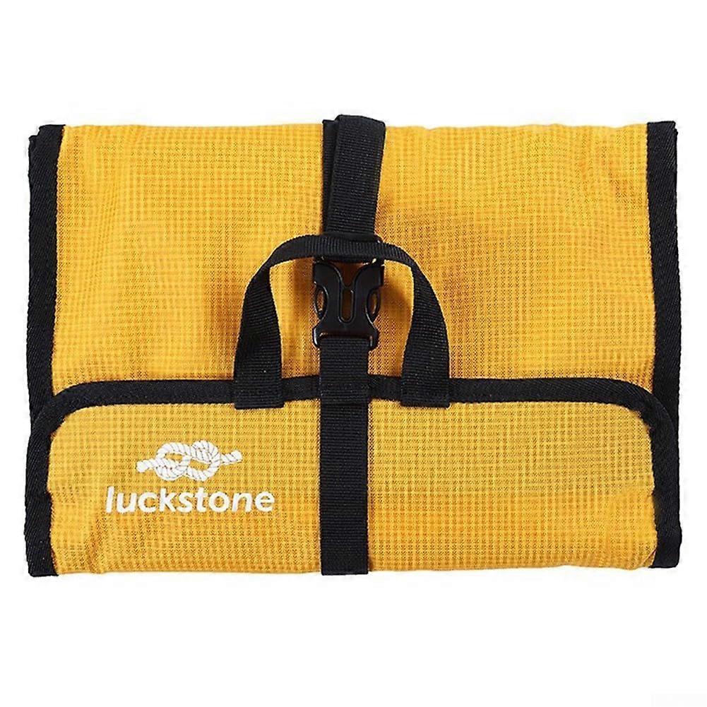 Rock Climbing Storage Bag With Multi-Loop Design For Outdoor Gear Yellow