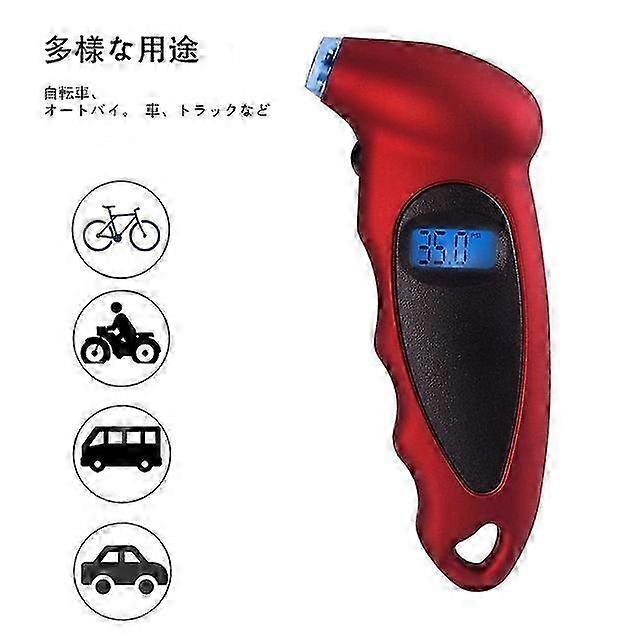 Portable Car Mini Digital Tire Gauge Pressure Monitor Systems 0-150...