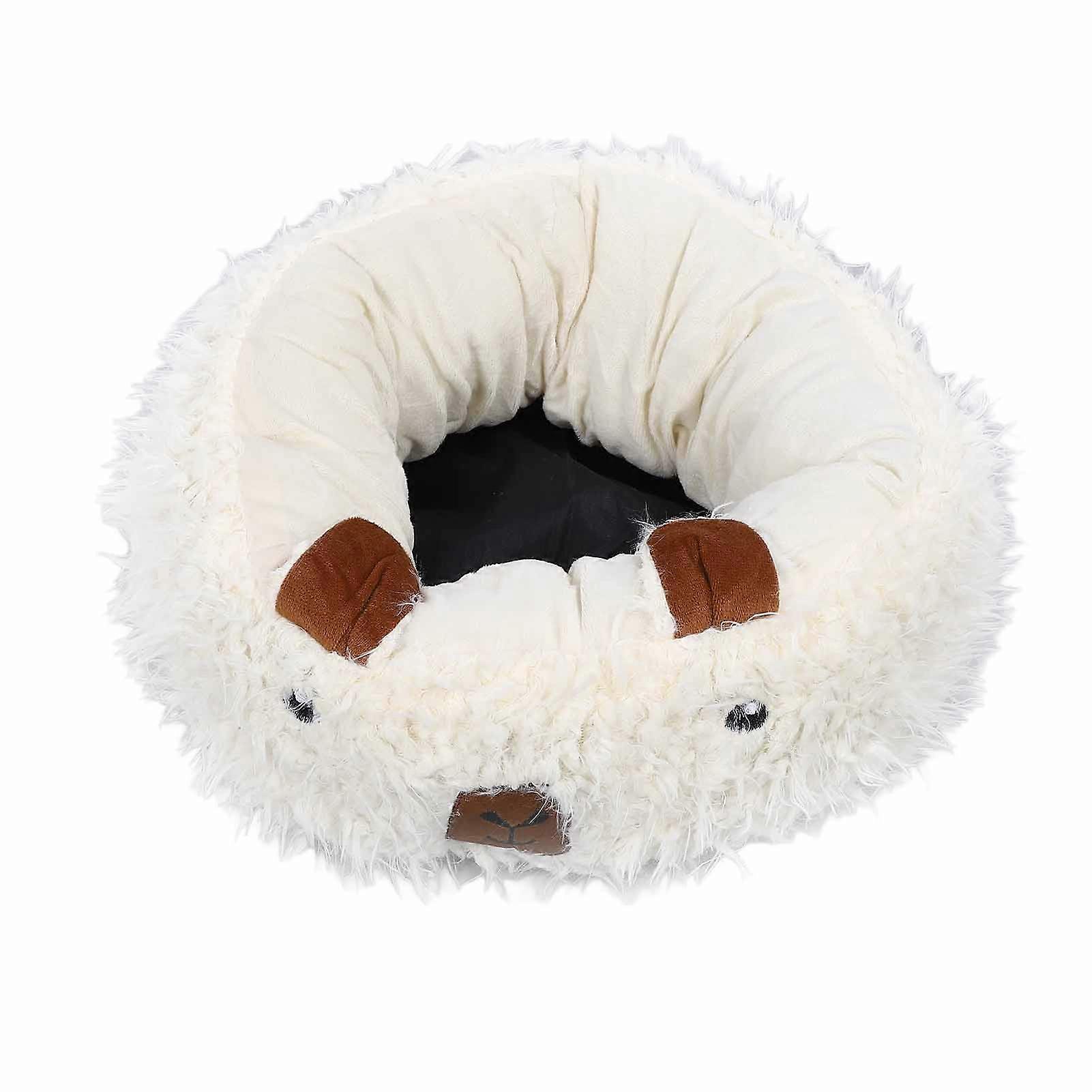 居心地の良い猫ベッド 40cm / 15.7 インチ PP コットン ウォーム パピー & 子猫の巣