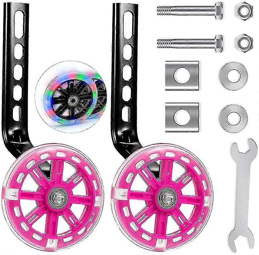 Bicycle training wheels, 2-piece set, suitable for 12 - 20 inch single-speed bikes, safe and stable
