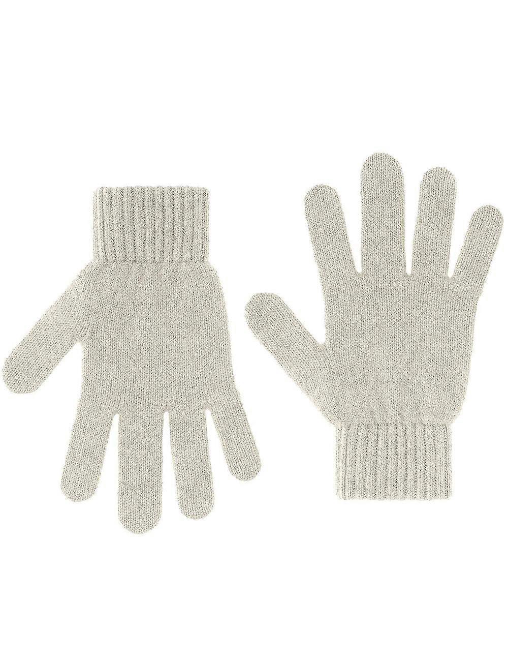 Men's Colorful Standard Merino Wool Gloves - Ivory White