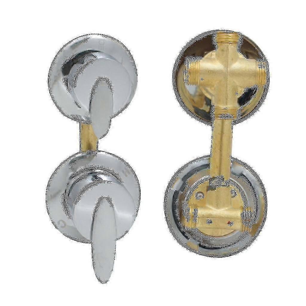 Commande du robinet de douche à 4 voies avec finition en laiton