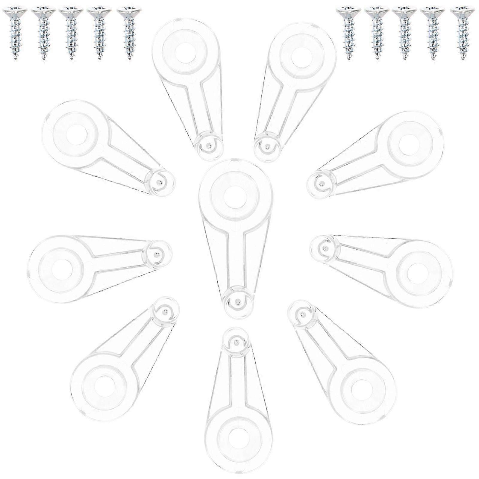 Cabinet Glass Clamps Secure Fixation Diy Enthusiasts Rectangular 2.50X1.00X0.80CM 100Pcs