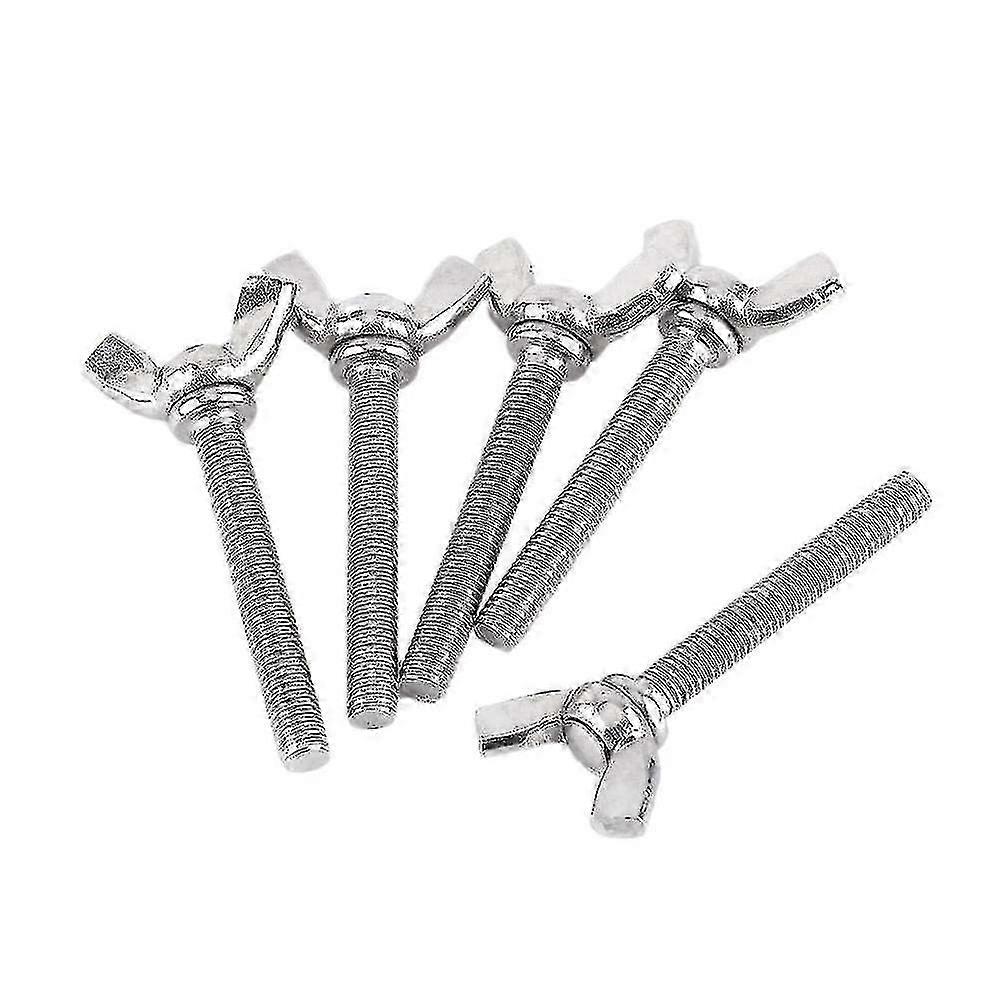 5 buc M5 Butterfly Wing șuruburi de mână Șuruburi 304 din oțel inoxidabil fixare Sortiment Set, Full Thread