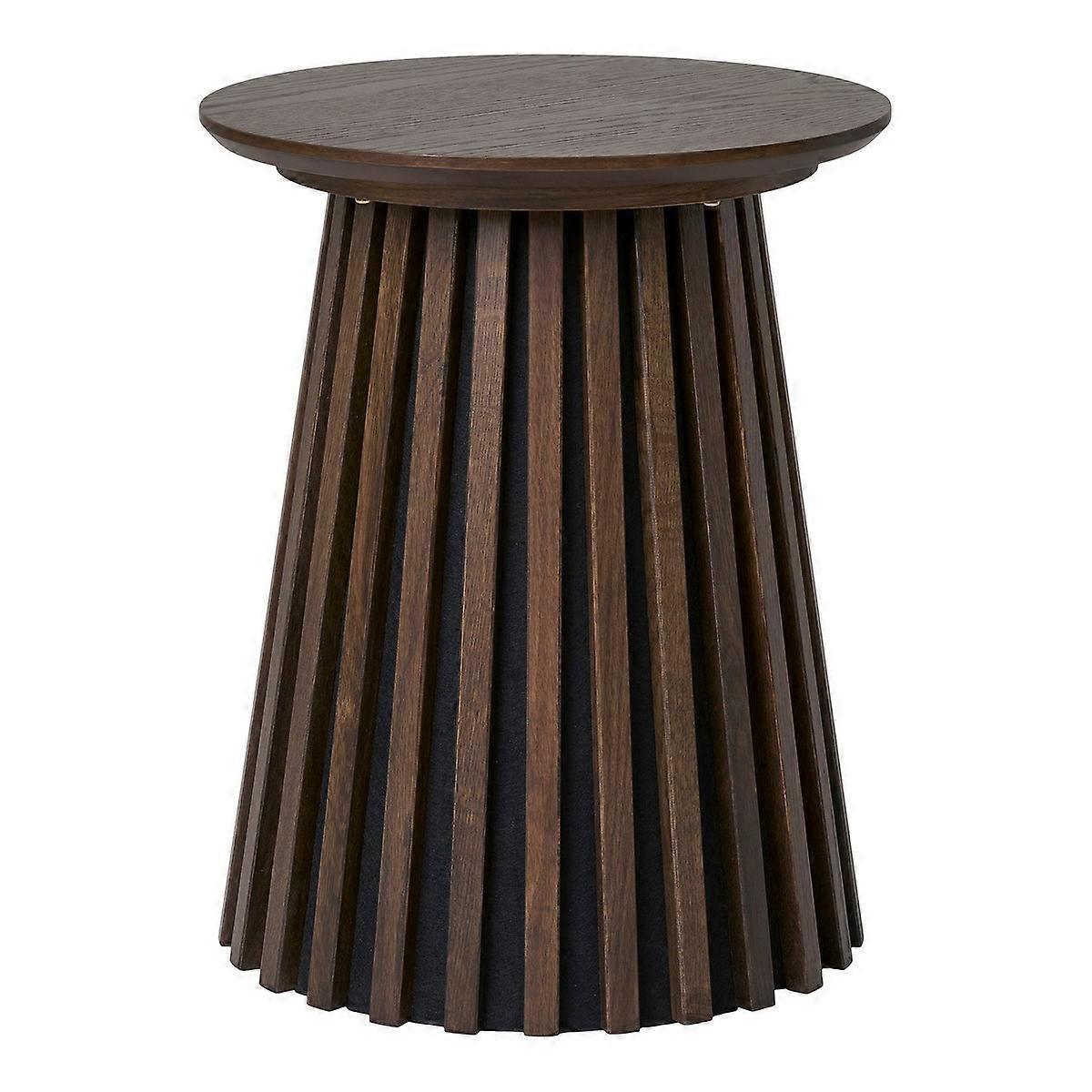 Table de chevet Osaka, Marron, MDF, 40x40x50 cm