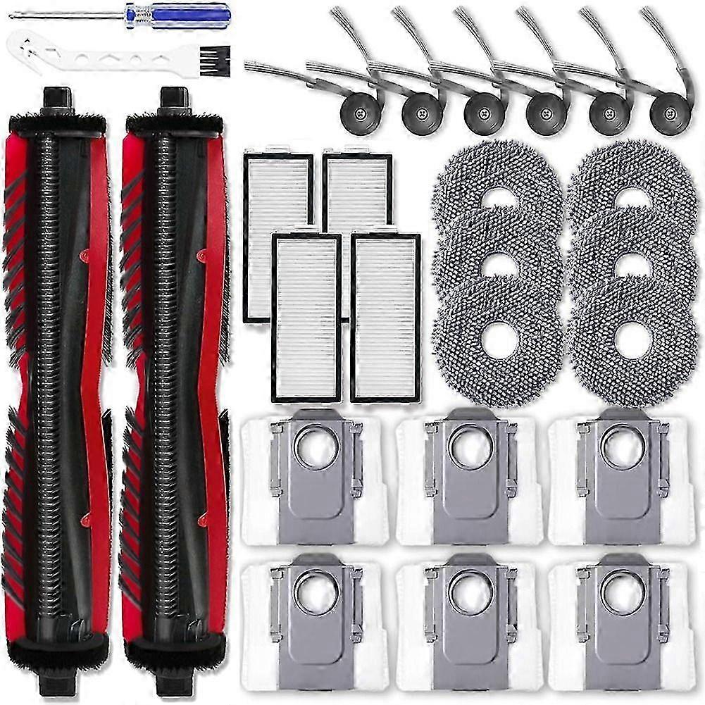 Accessories Kit for Saros Z70 & Z70 Ultra Vacuum Cleaner: Side Brush, Filters, Mop Pads