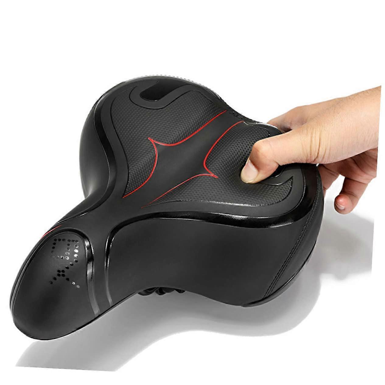 Ergonomic Bike Saddle Lightweight Mountain Bike Seat Shockproof Reflective Design Compatible Racing Bicycles