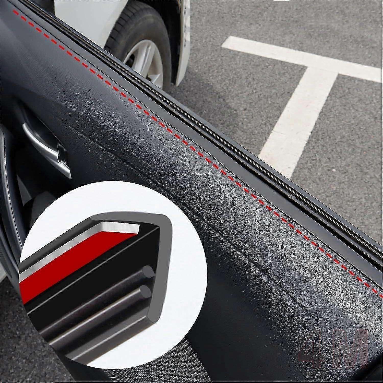 2025 Latest Model 4m/13ft Car Window Side Sealing Strip V Shape Rubber Sealing
