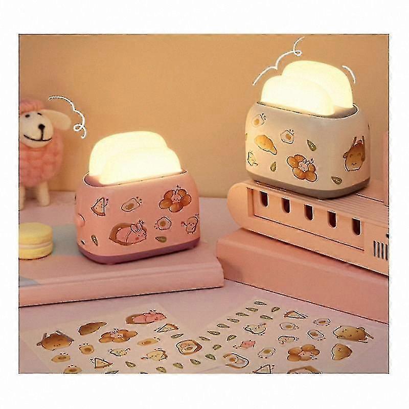 USB Rechargeable LED Night Light with Dimming Function for Bedroom Mood Lighting and Bedside Table Use