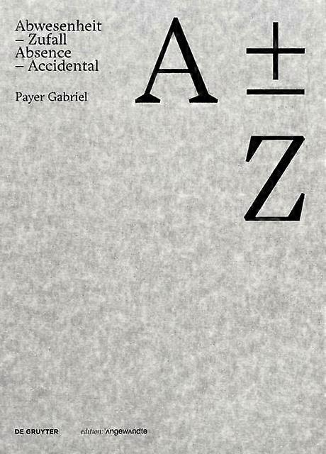 A Plus Minus Z by Payer Gabriel Paperback