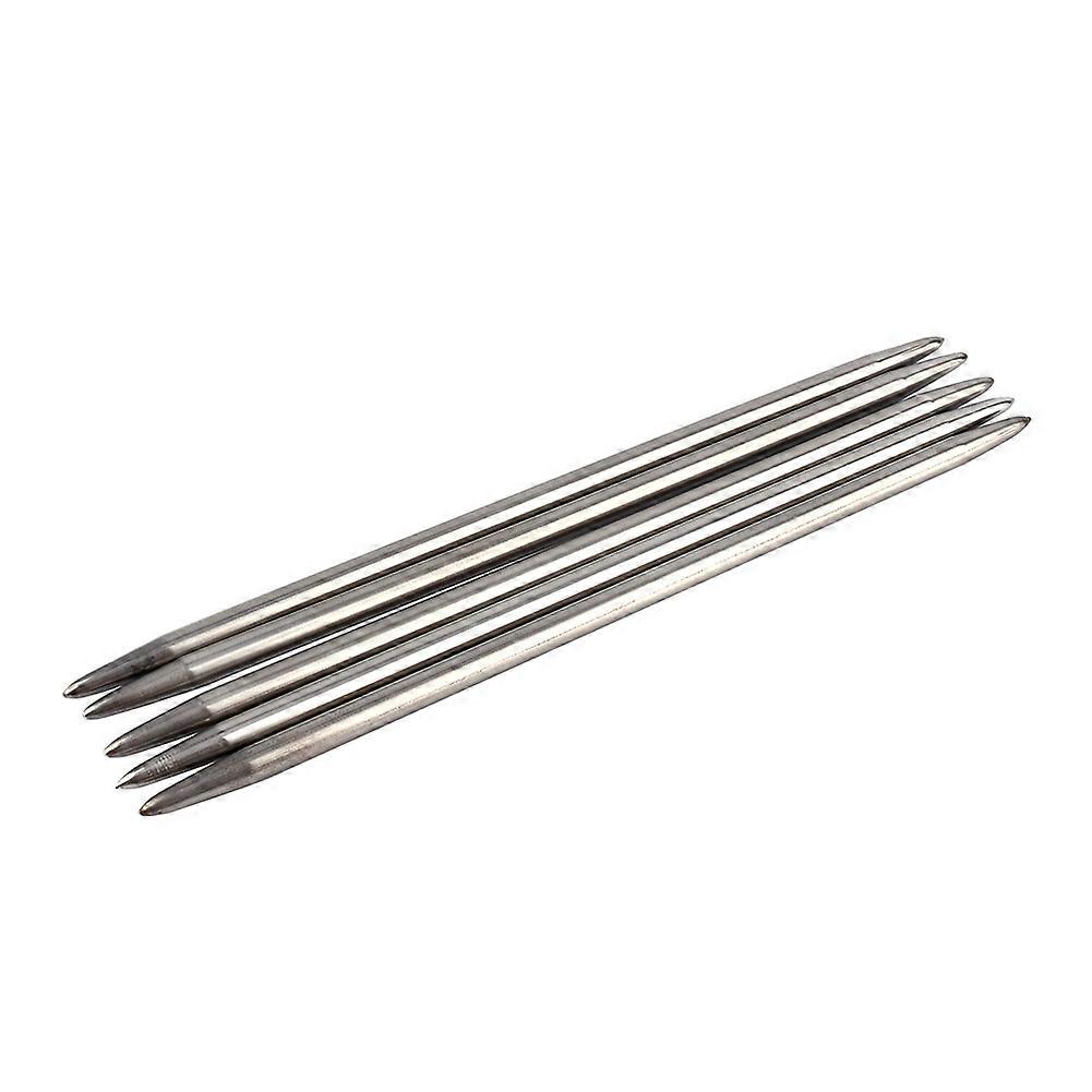 55Pcs 7.9" Stainless Steel Double Pointed Knitting Needles Set