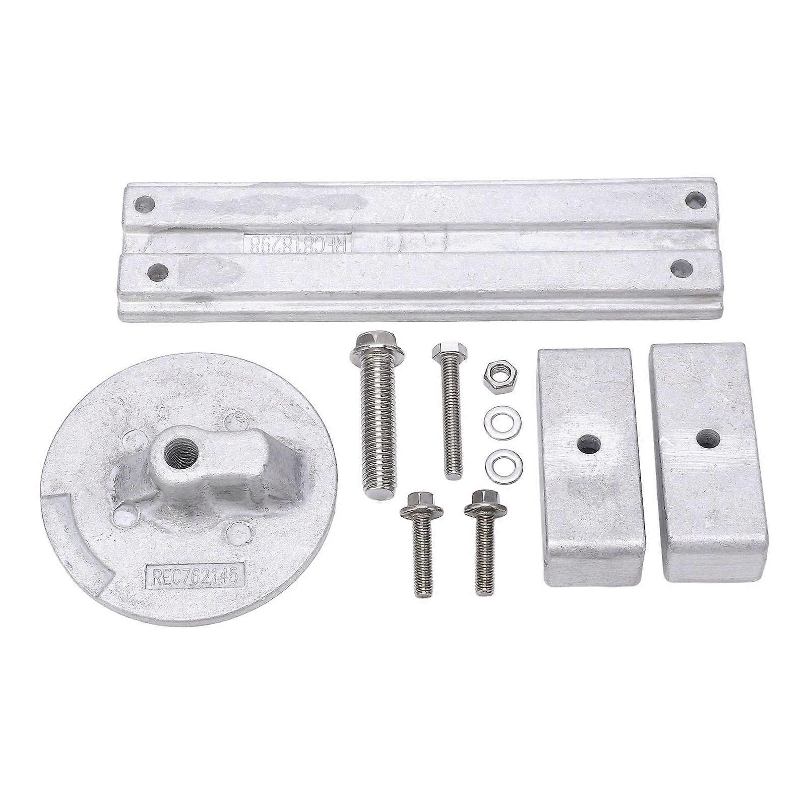 Aluminum Anode Kit 818298A 826134A Rustproof Aluminum Anode Wedge for Verado Optimax Outboard