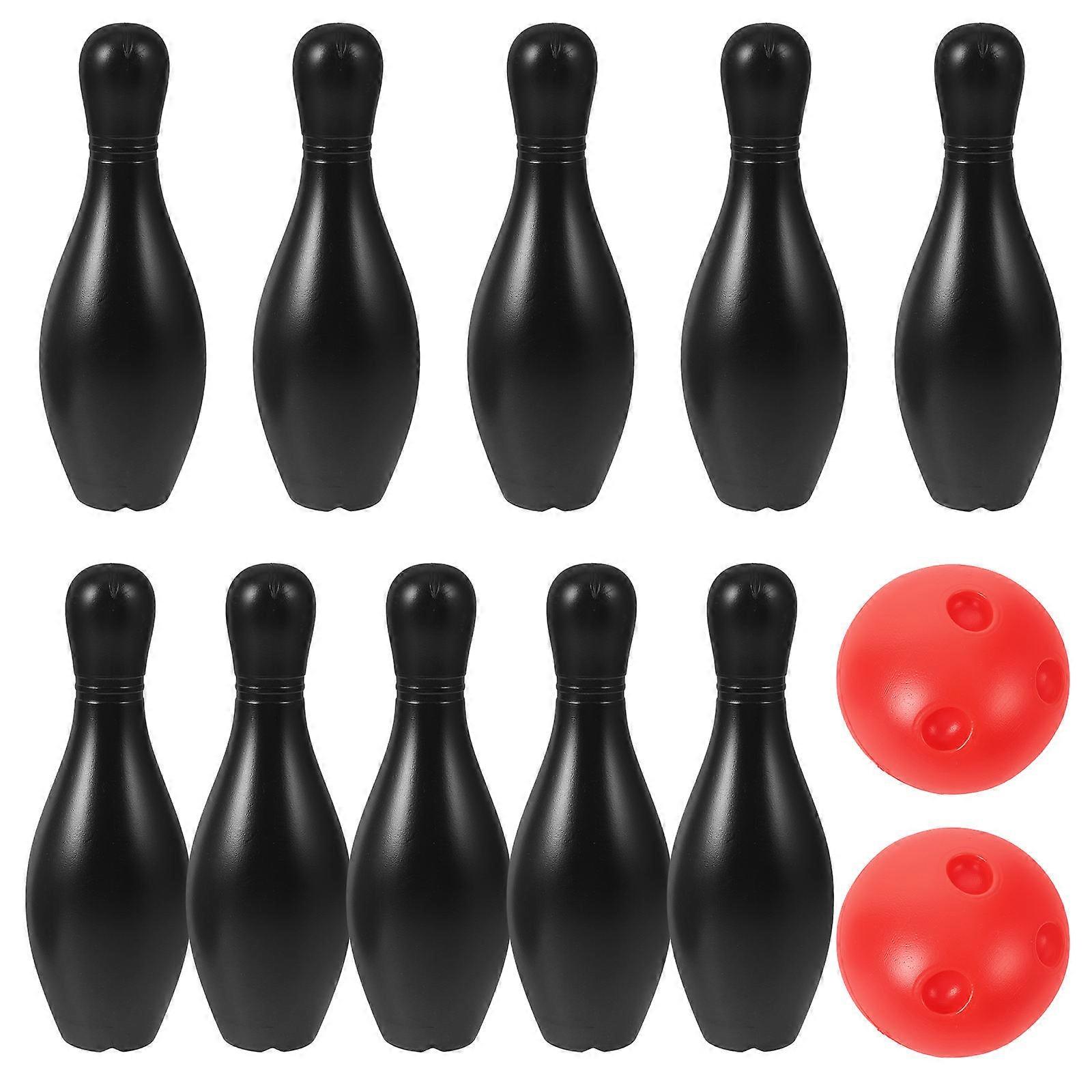 Bowling Toy Small Bowling Balls for Kids Playing 1Set Assorted Color