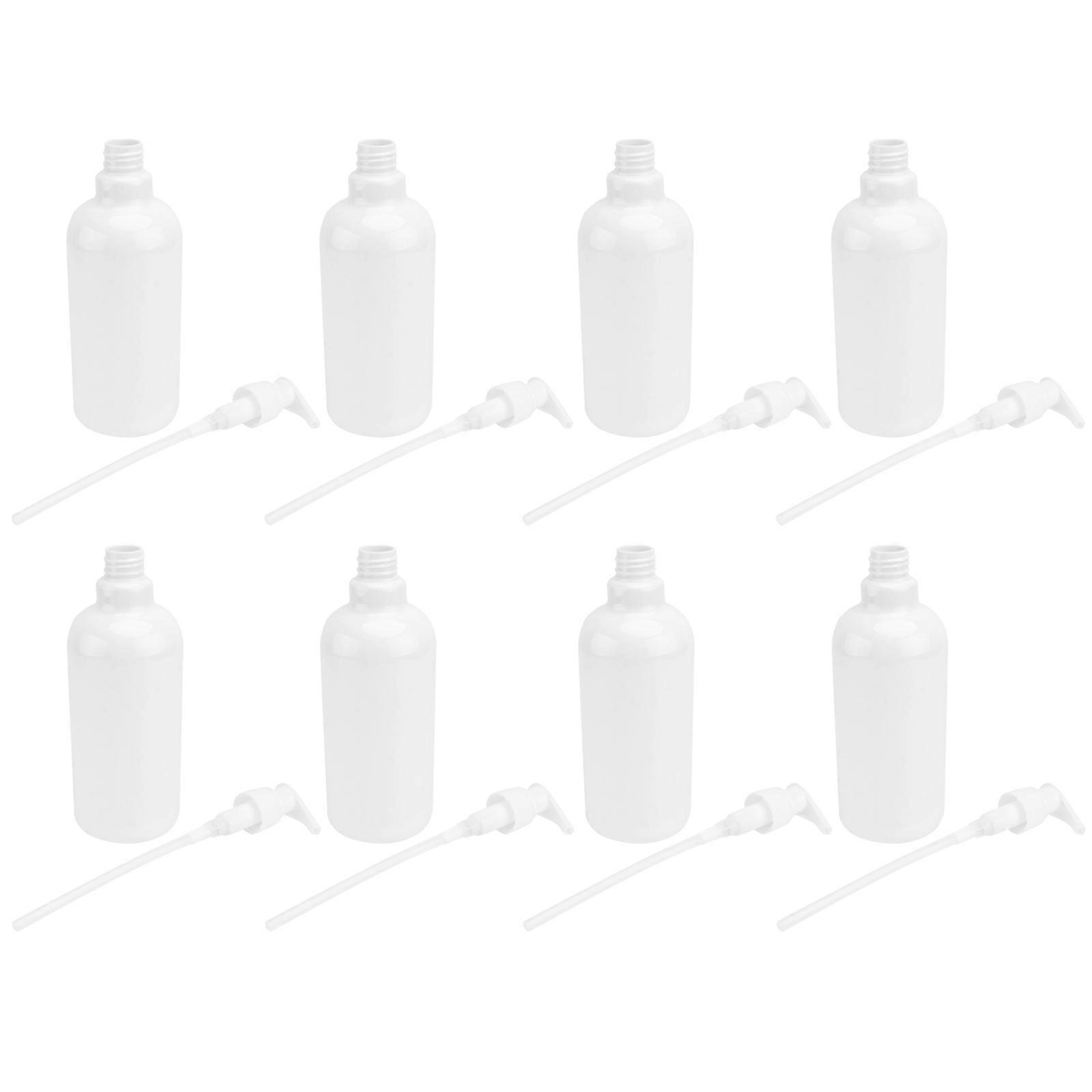 Bottle Pump Dispenser Shampoo Bottles for Liquid Holding 8Pcs 500ml Pack