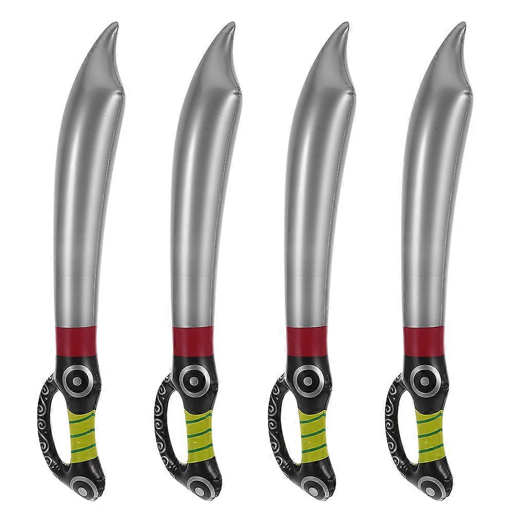Pirate Party Toys Inflatable for Party 4Pcs Multi Color PVC Material