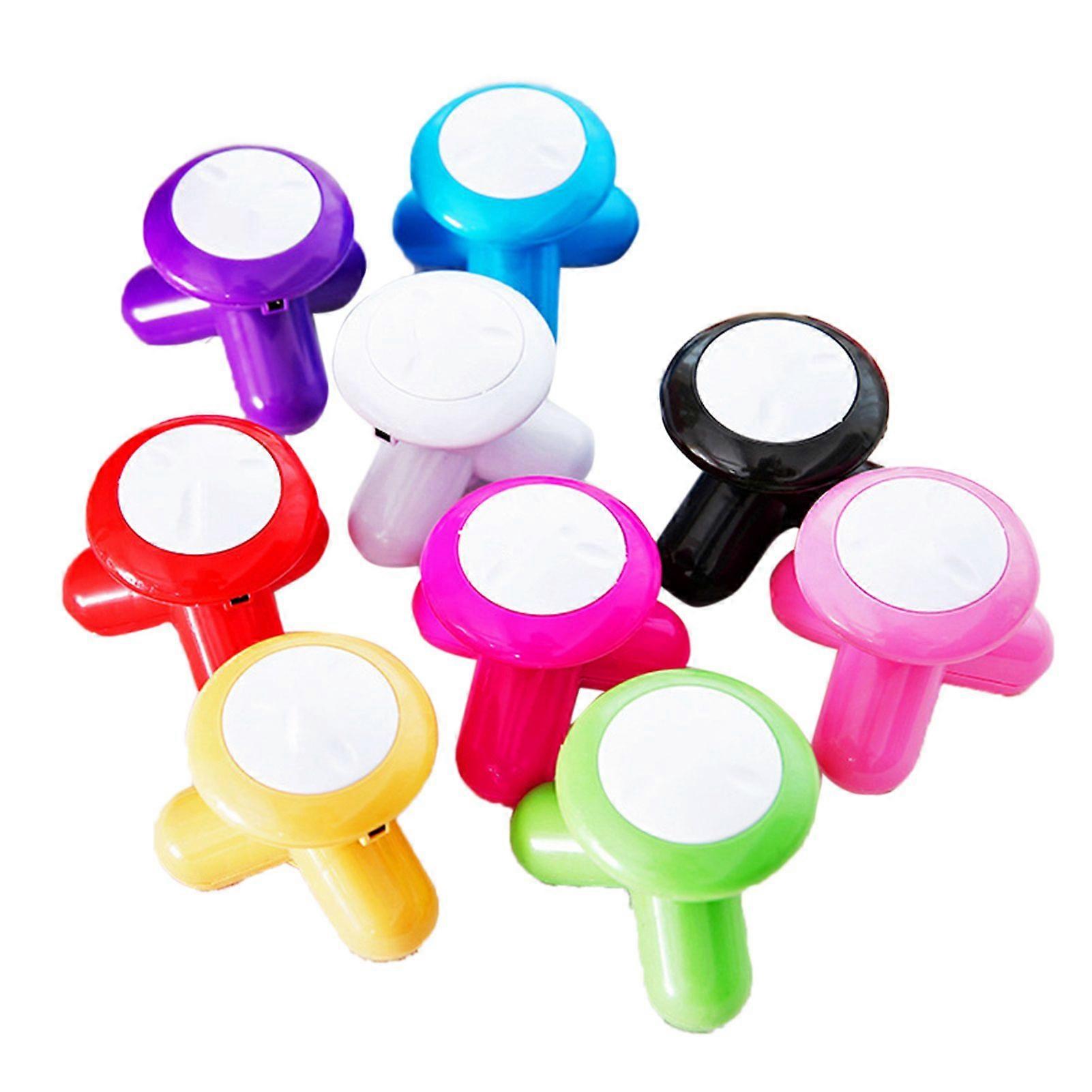 3 Points Massager Handheld Lightweight Mini Vibrating Body Massage Tool for Buttocks HeadRandom Color