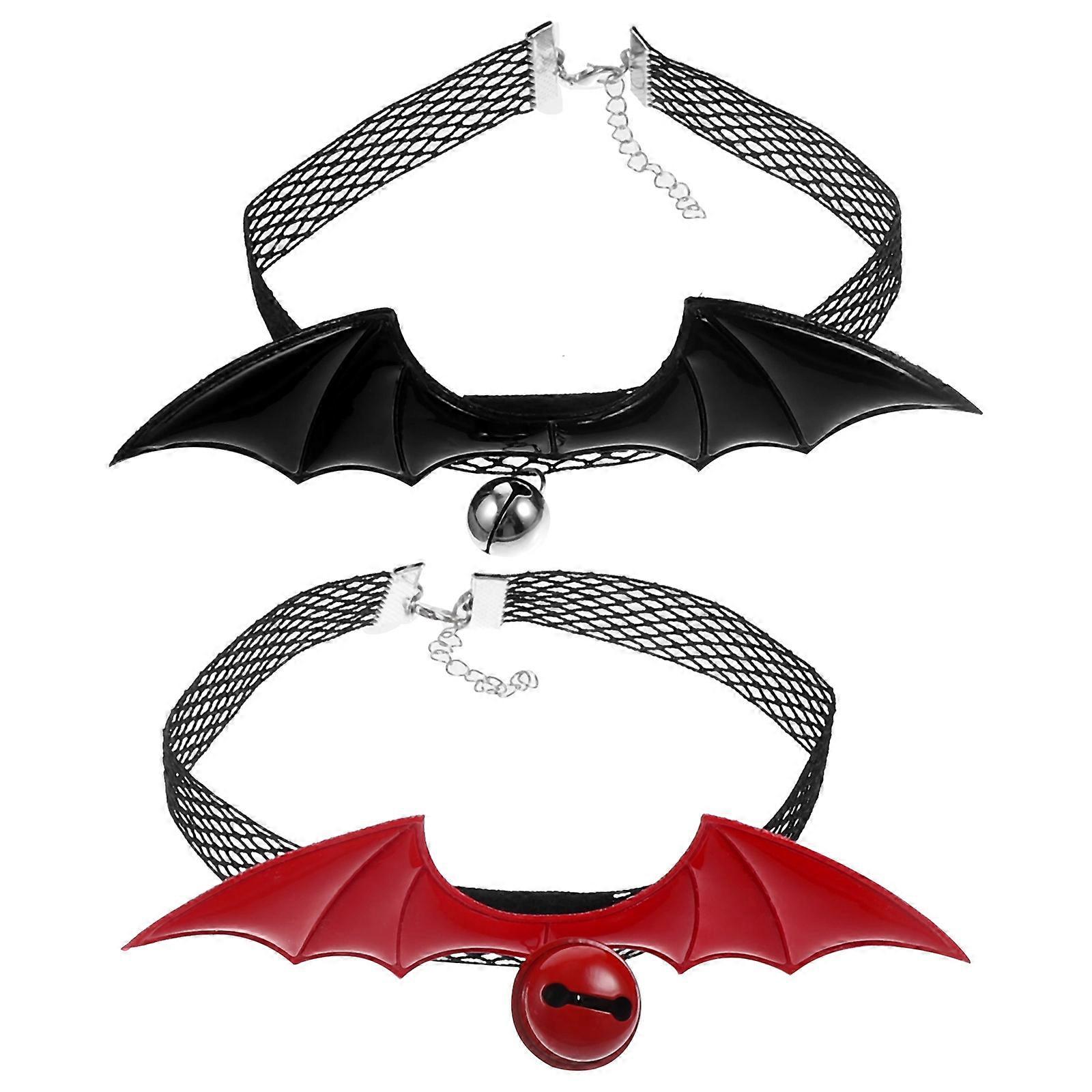 Holiday Cat Collar Cat Collar Halloween Parties Assorted Color Cloth Metal Material with Bell 2Pcs