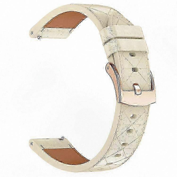Premium Leather Strap for Garmin Venu 3S/2S, Forerunner 265S/255S, Rose Gold Clasp, Handcrafted Quality