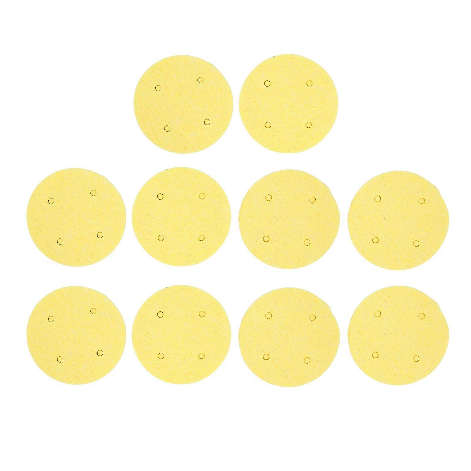 10pcs 60mm EMS Electrodes Conductive Pads Sponge Reusable Replacement for Interference Electrotherapy Instrument