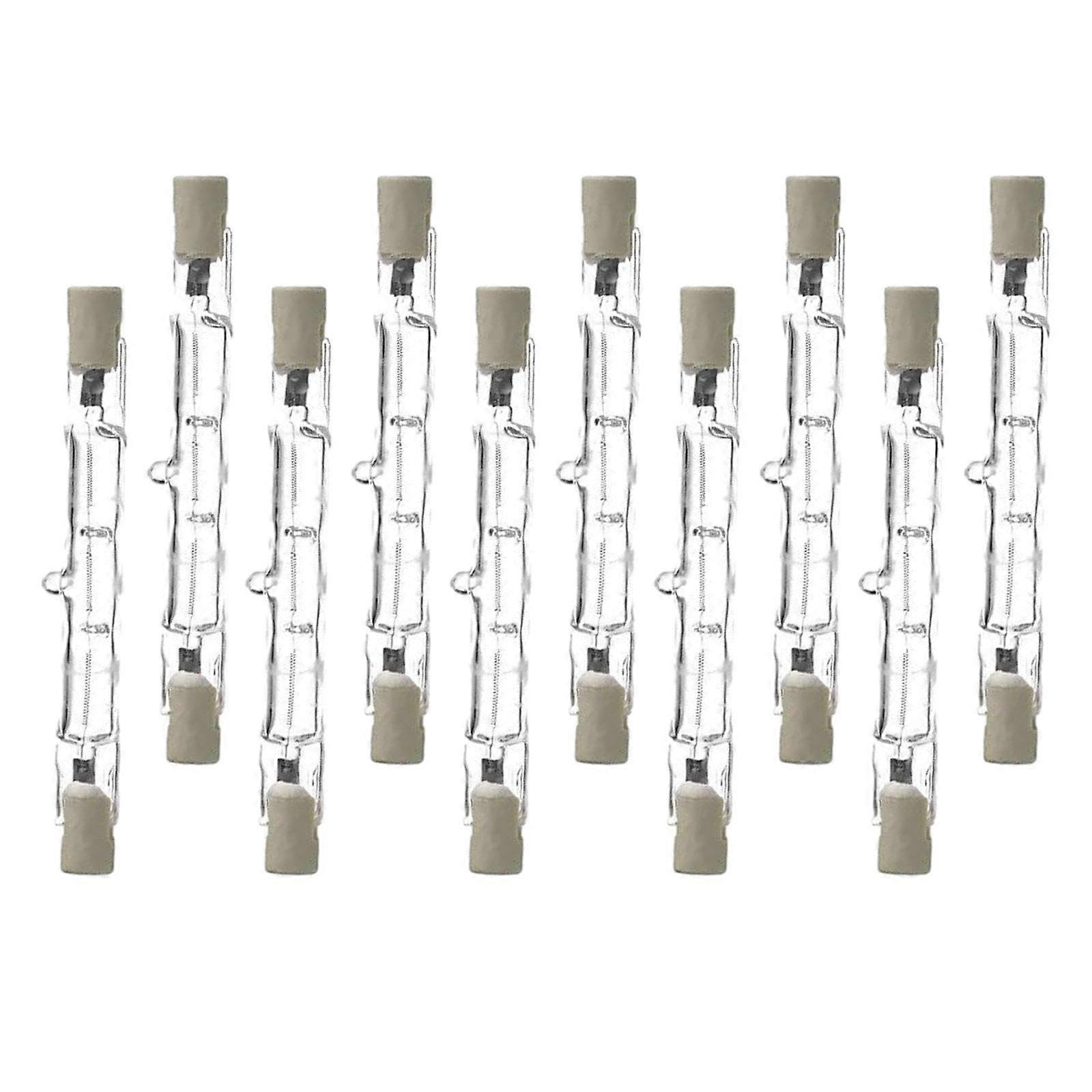R7S Halogen Light Bulbs 200W J118 Long Lifespan for Security Shop Office 10-Pack Energy Efficient Lighting
