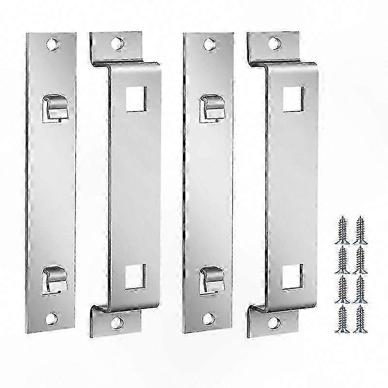 Galvanized Steel Bird House Mounting Bracket, 2 Sets Rust-Proof Hanger for Stable Installation