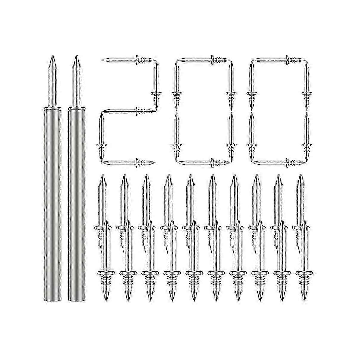 200-Piece Rust-Proof Double-Head Skirting Board Nails with Seamless Finish and 2 Rods for Easy Installation