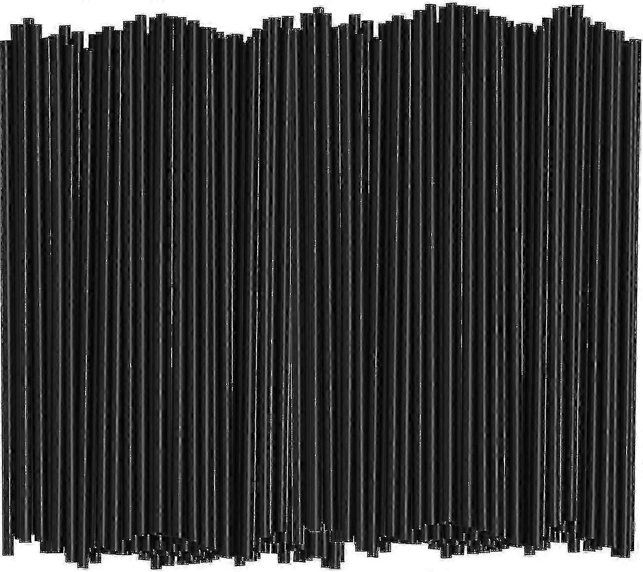 Kaffe/cocktail Omrörare/sugrör[1000 Count]engångs plast-svart