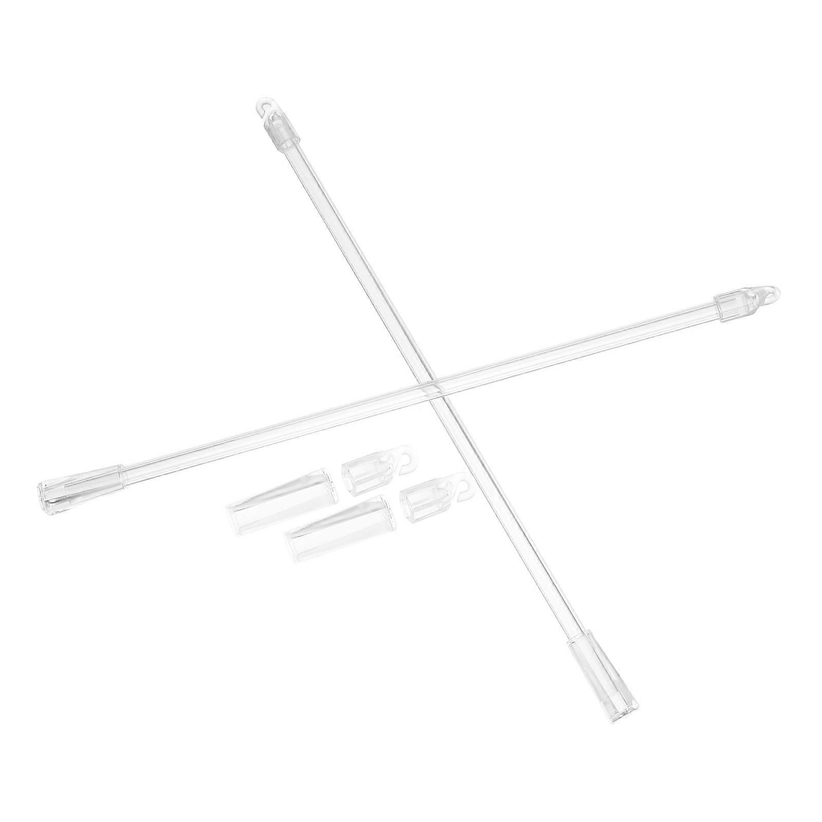 Clear Vertical Blind Rod for Drapery Control 10Pcs Acrylic Blind Opener