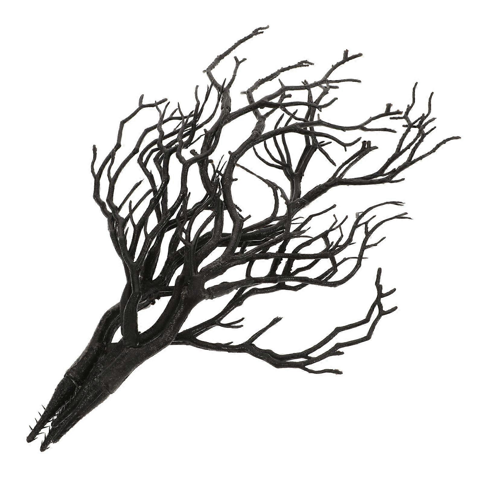 4pcs Handmade Simulation Tree Branch Decoration Antler Shaped Twig for Flower Arrangement