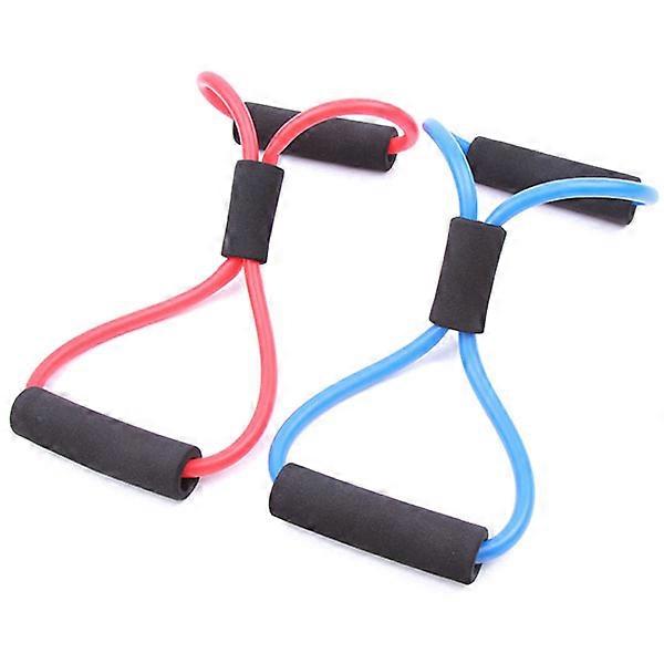 Chest Expander Resistance Cables for Exercise Use Red Exercise Strap