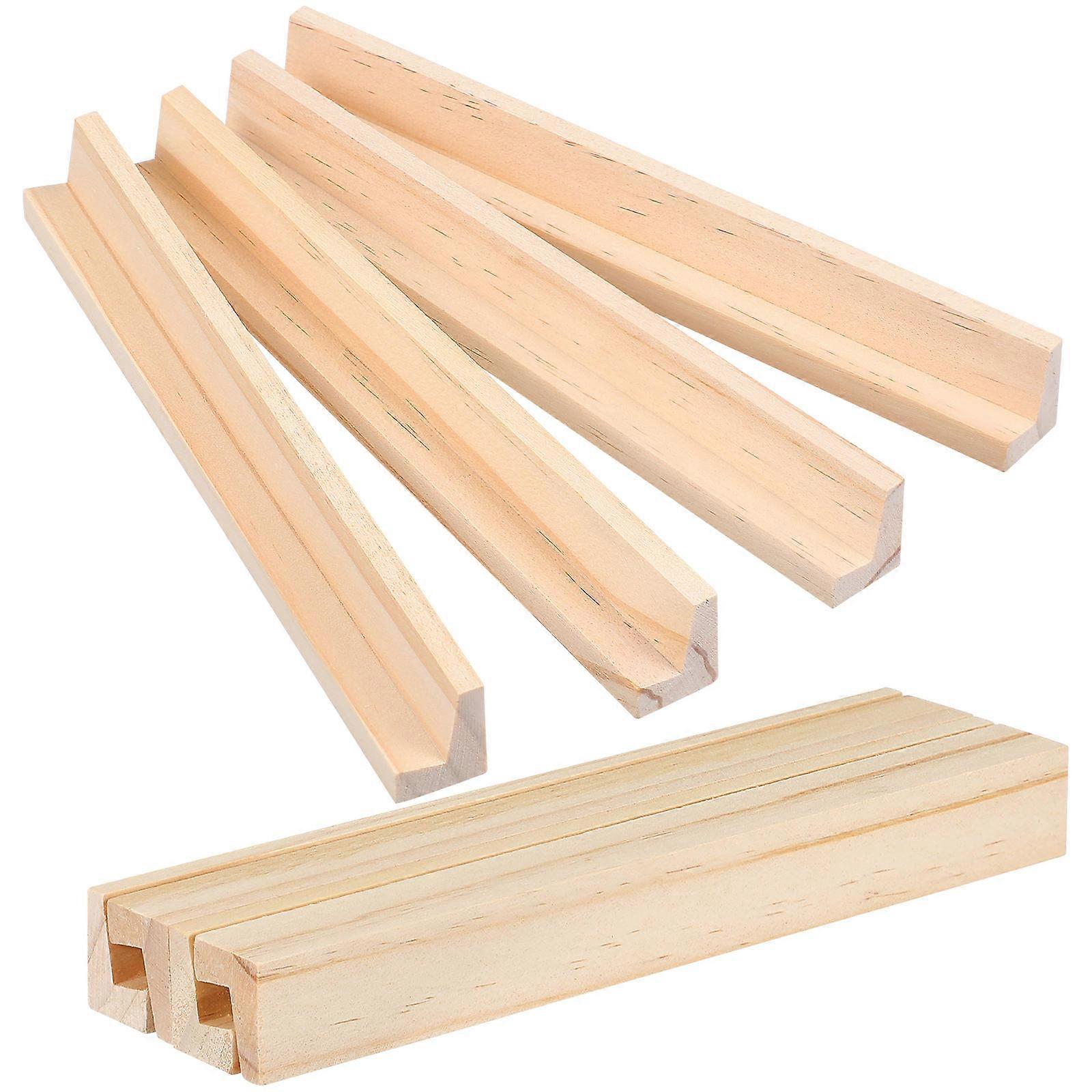 Wooden Domino Trays for Holding Beige Multi-Function Domino Bases 32Pcs