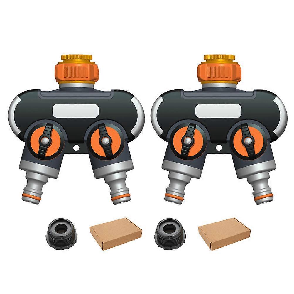 Garden Faucet Diverters Connectors Faucet for Connection 6Sets Durable Black