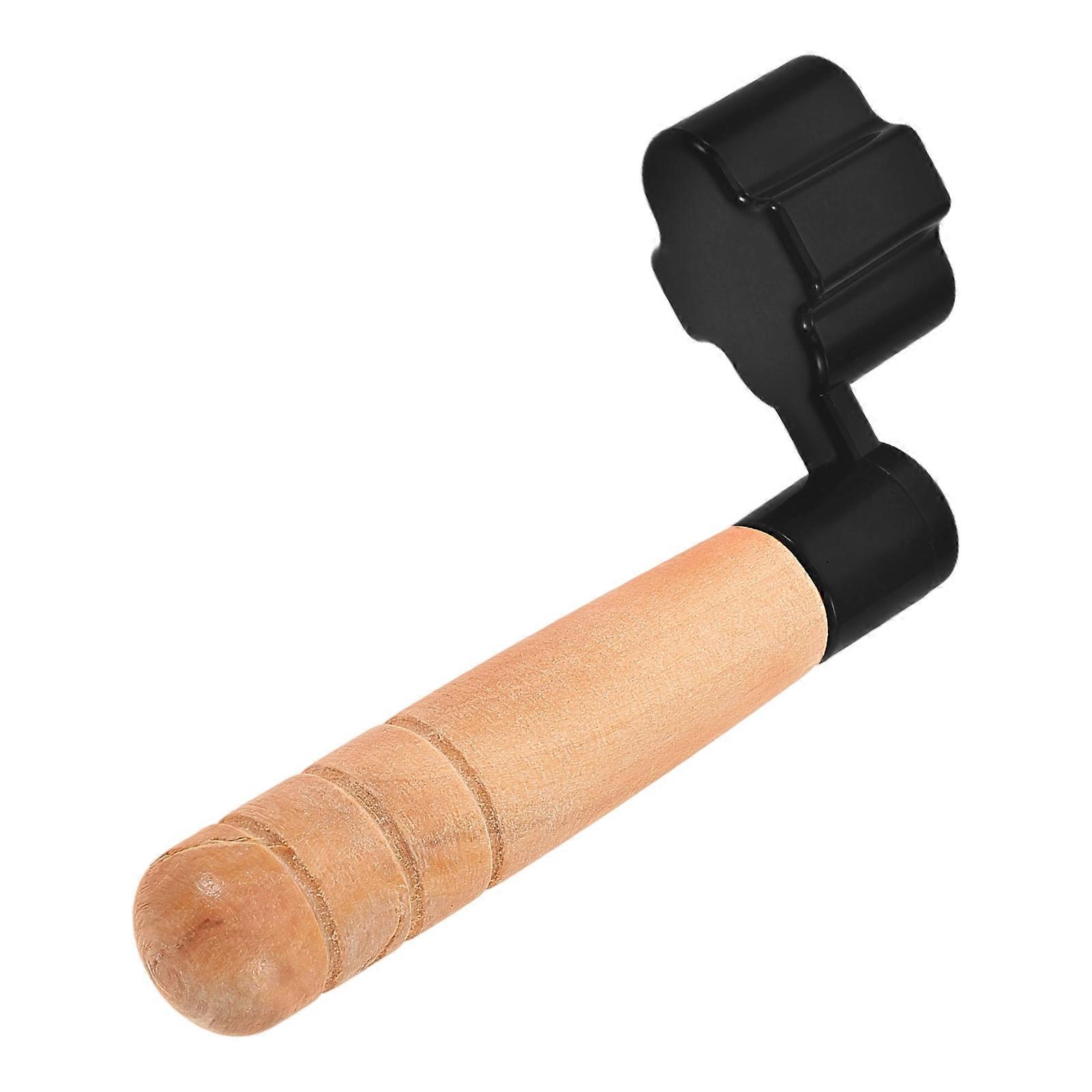 Manual Guitar String Winder for Acoustic and Electric with 3Pcs Wood Handle