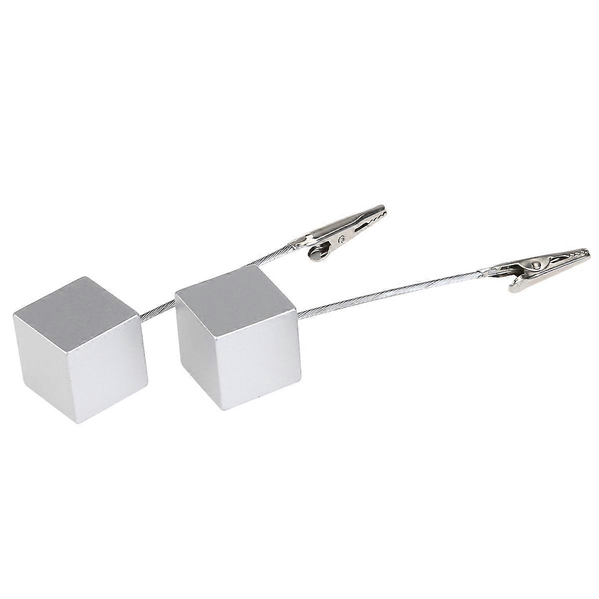 Photo Base Note Clip for Paper 3Pcs Nuolux Silver Color