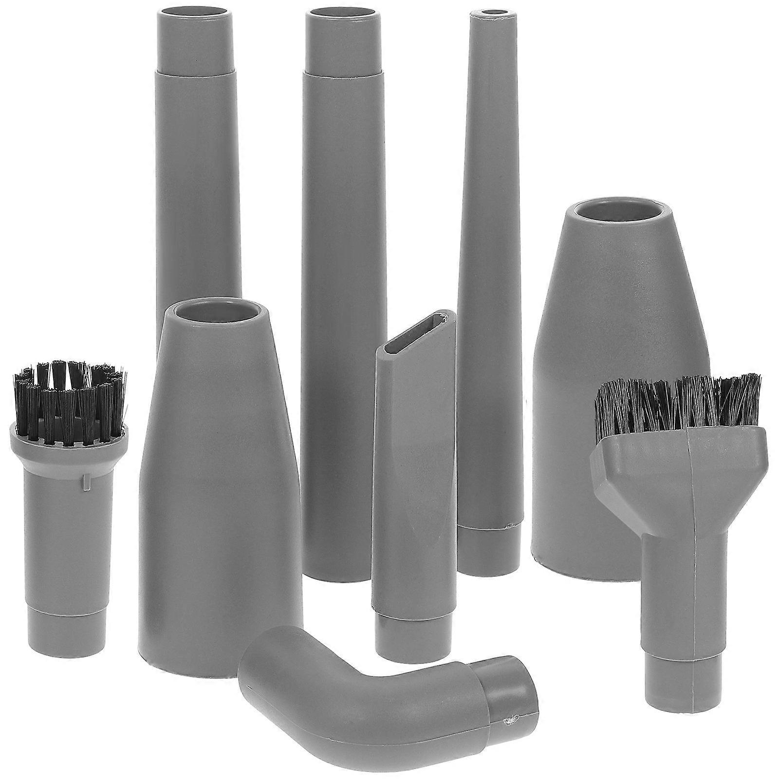Universal Vacuum Attachments 10 Sets Cleaning Tools For Indoor Maintenance Light Grey Surface Cleaning 10Sets