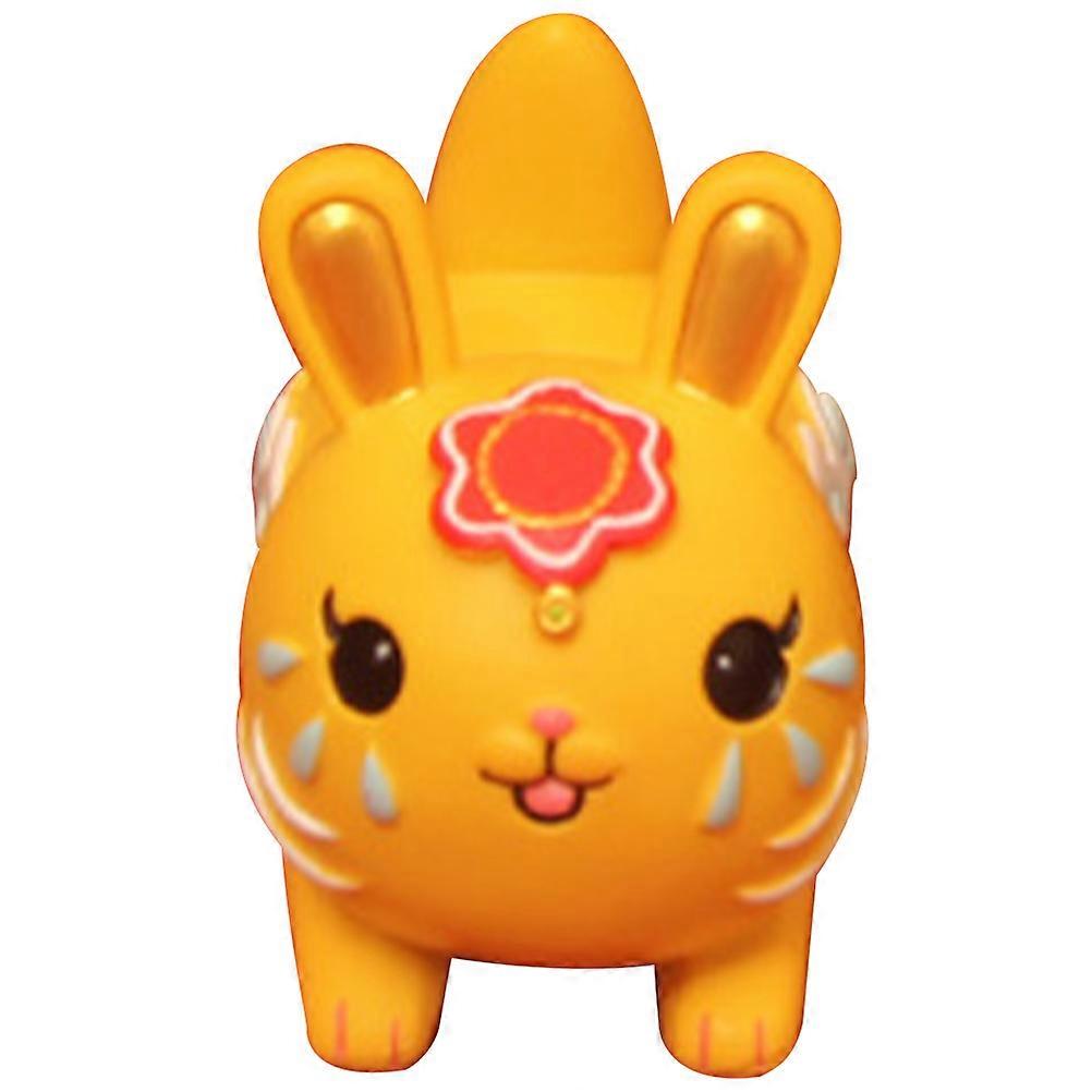 Cartoon Phone Holder With Rabbit-Shaped Design For Home Decoration And Desktop Use In Yellow Color Providing Hands-Free Support 2Pcs