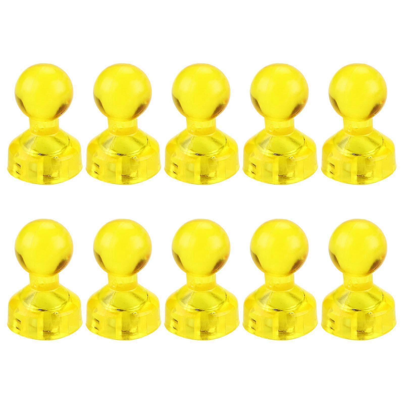 10kpl värikkäitä Magentic Pushpins Taulumagneetit Mini karttamagneetit Vahva magneettinen jääkaappi magneetti toimistotarvikkeet