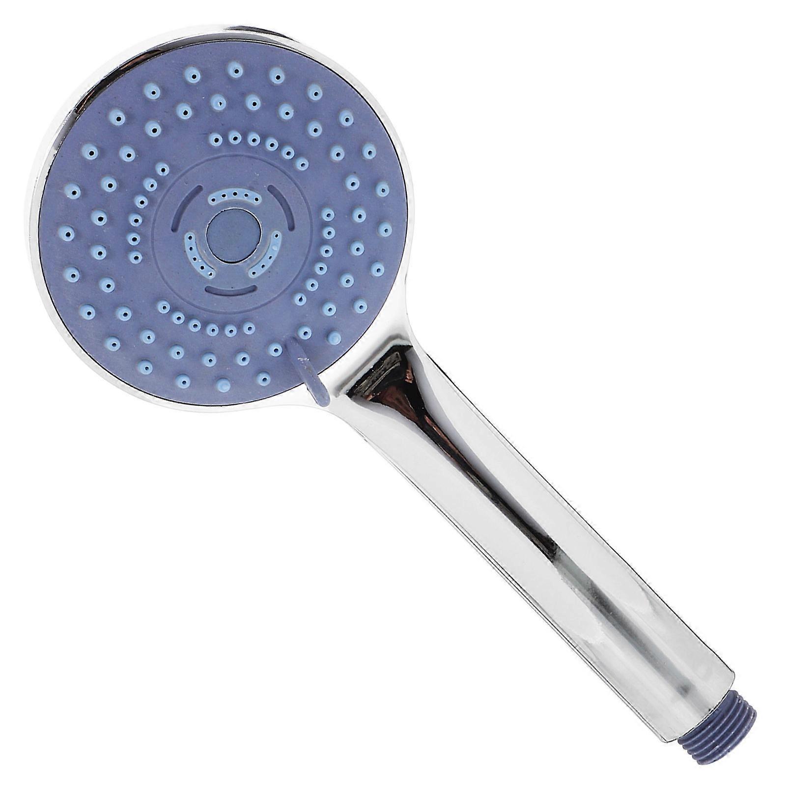 Silver Handheld Shower Head Replacement Water Saving Easy Install 2Pcs