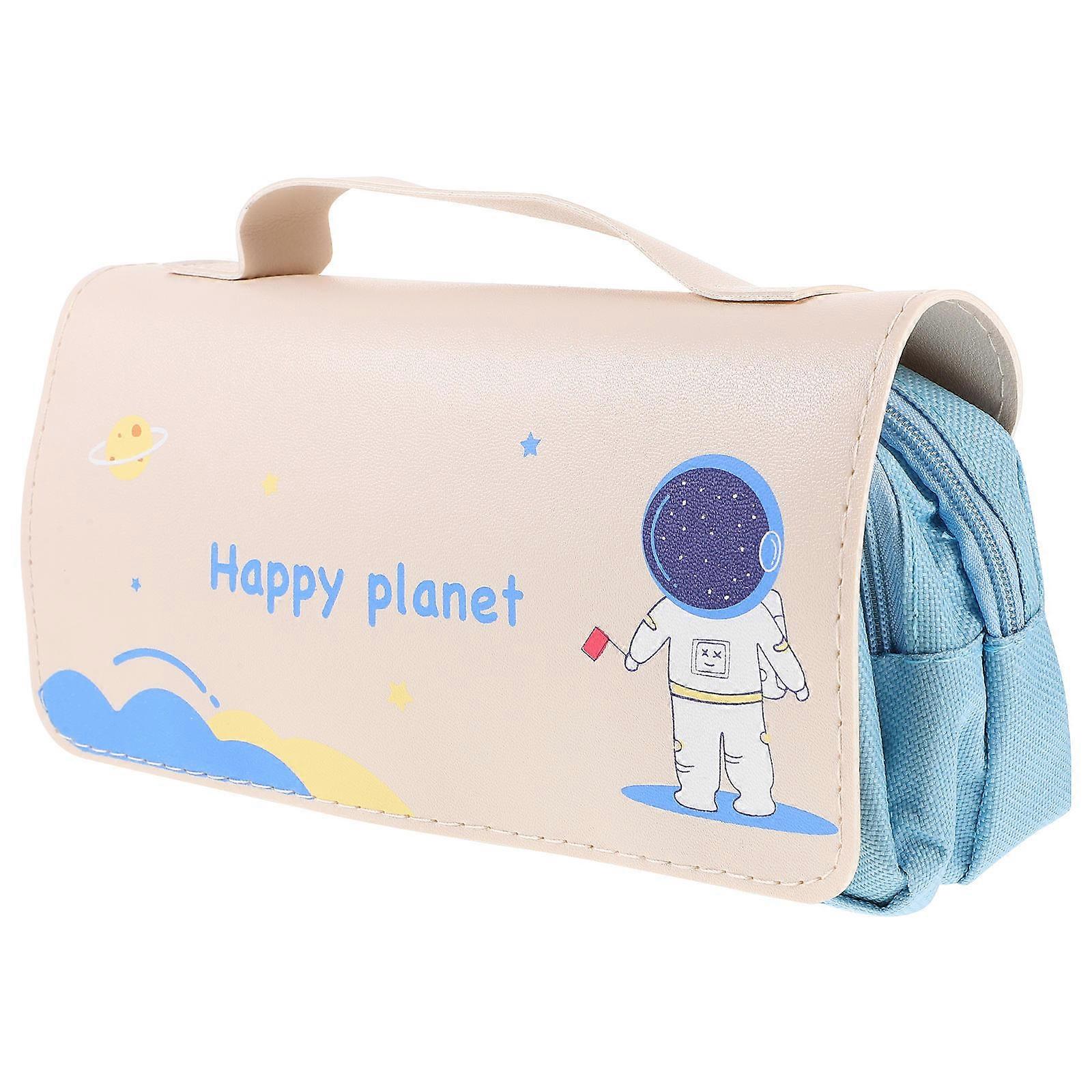 Portable Pencil Pouch Multi-Function Pencil Bag for Daily Use 5Pcs