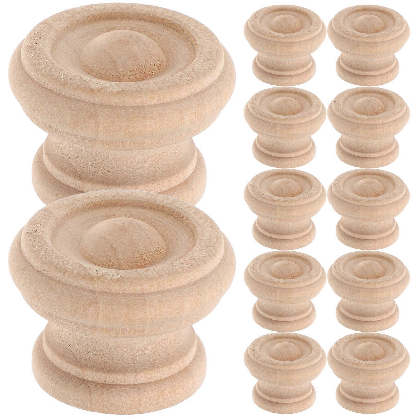 Durable Wooden Drawer Knobs 60 Pcs For Cabinets And Dressers Easy Installation Modern Design For Homeowners