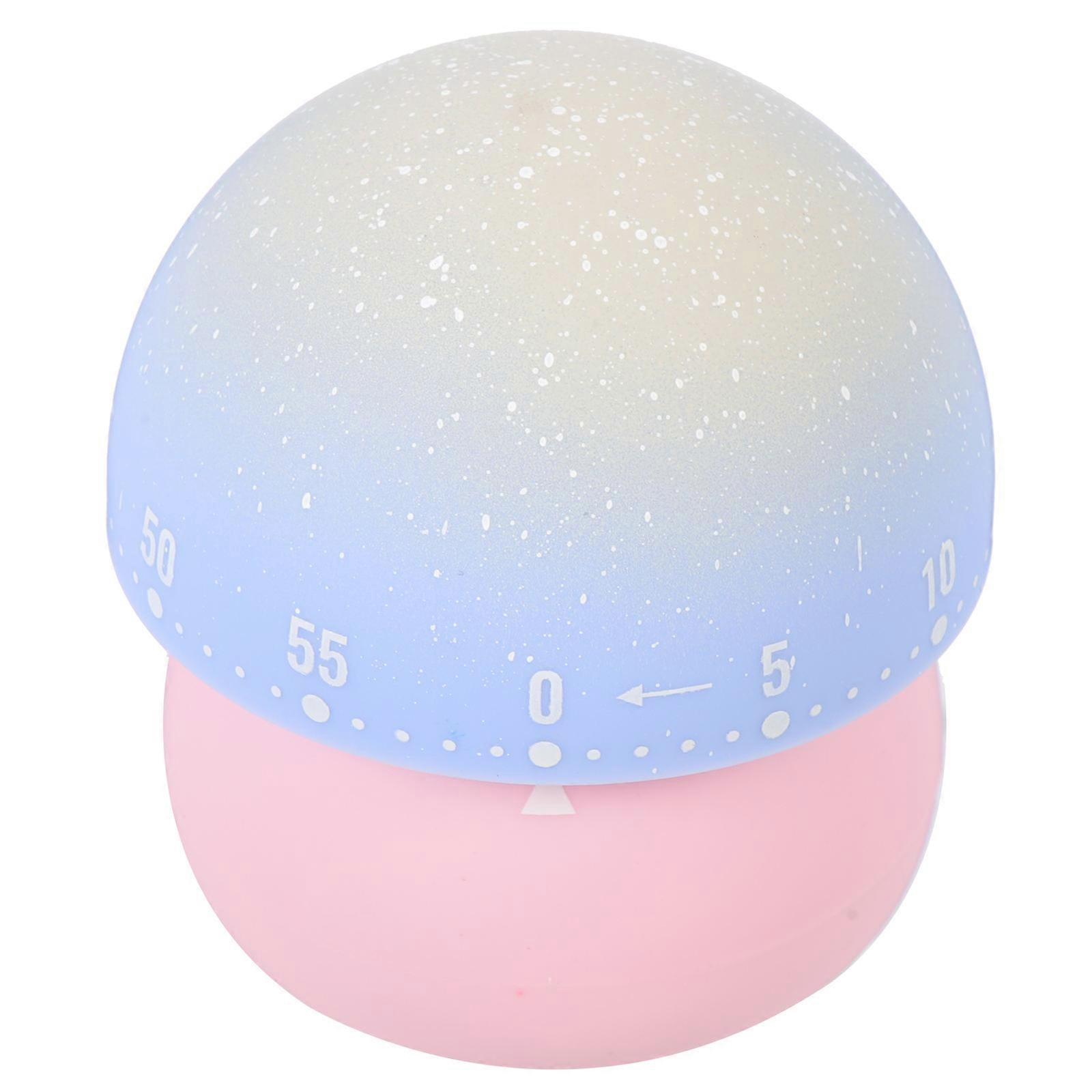 Mechanical Kitchen Timer 3Pcs Mushroom Shape For Cooks 7.3X7.3X8.2CM Easy To Operate Time Management