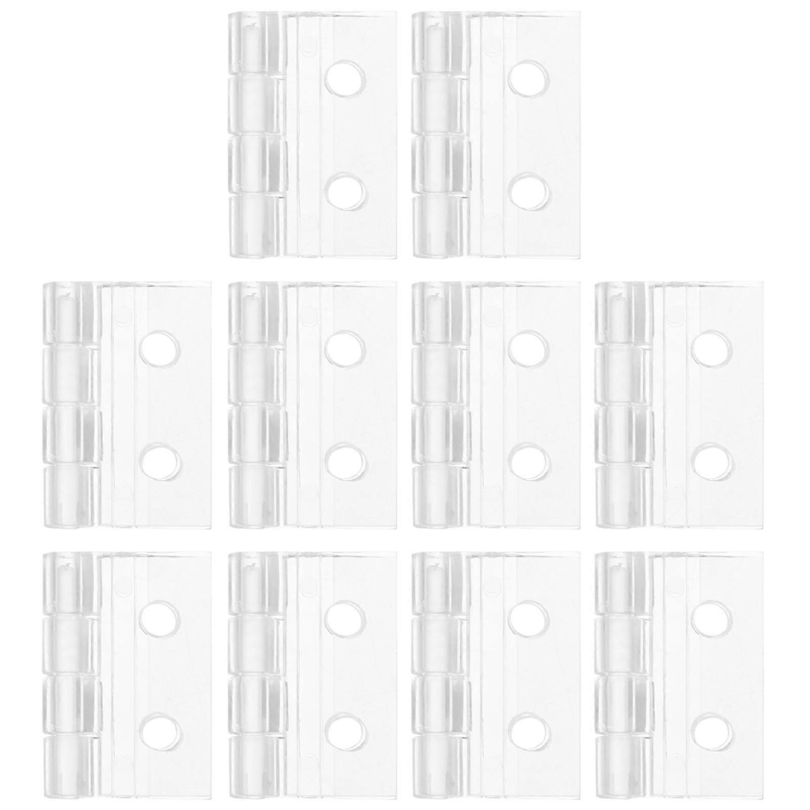 Acrylic Hinges Jewelry Box Hinge for DIY Use 20Pcs