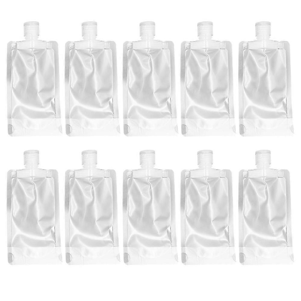 10-Count PET Travel Containers with Secure Lids in 3 Sizes for Toiletries and Cosmetics