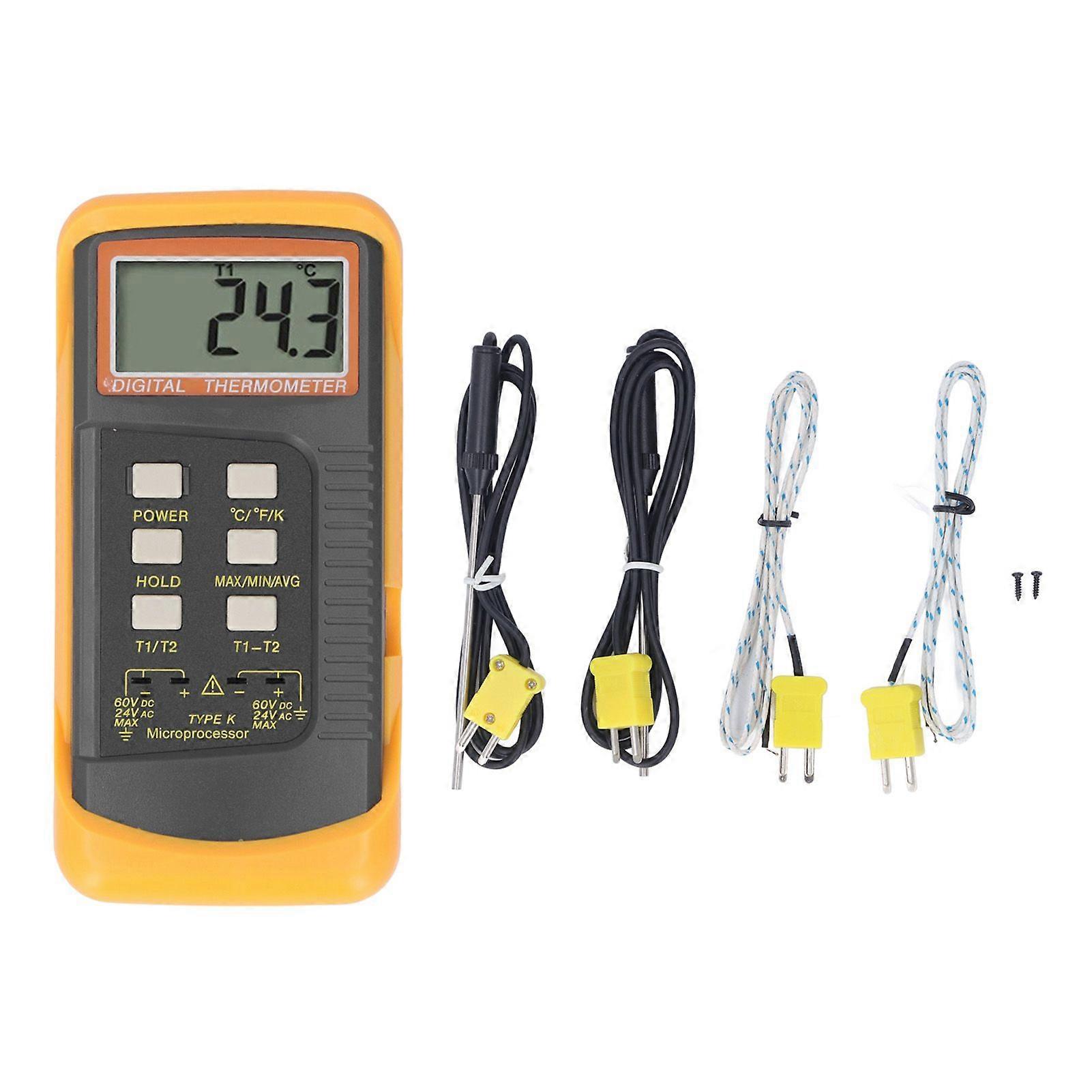 High quality 6802 II with 4 temperature measuring cables New version K-type