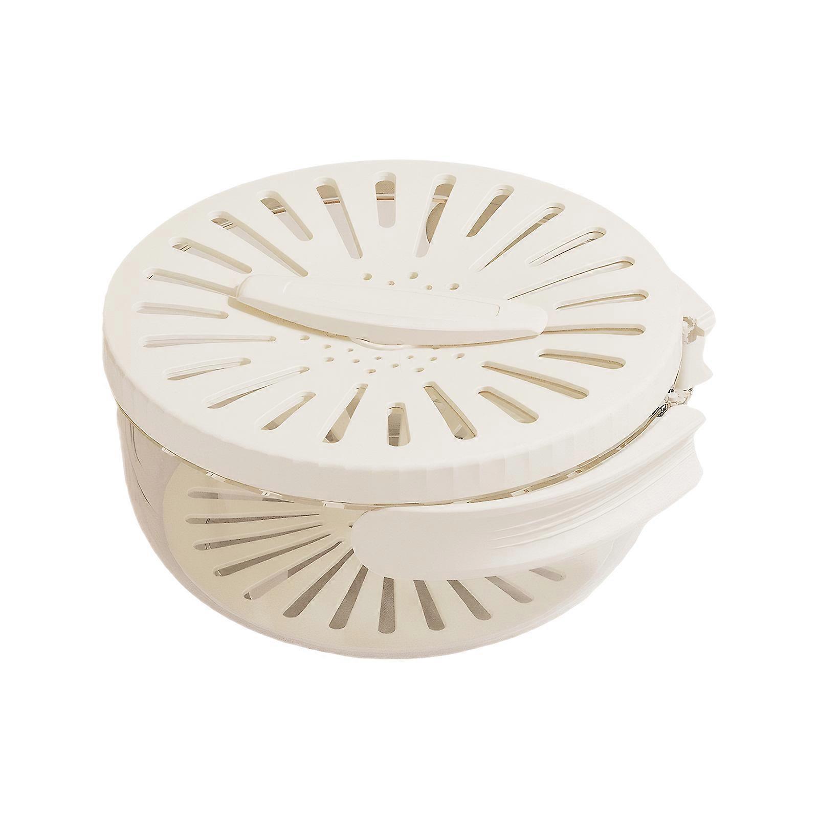 Foldable Handle Fruit Storage Container Saving Space And Easy To Carry Portable Storage Device white