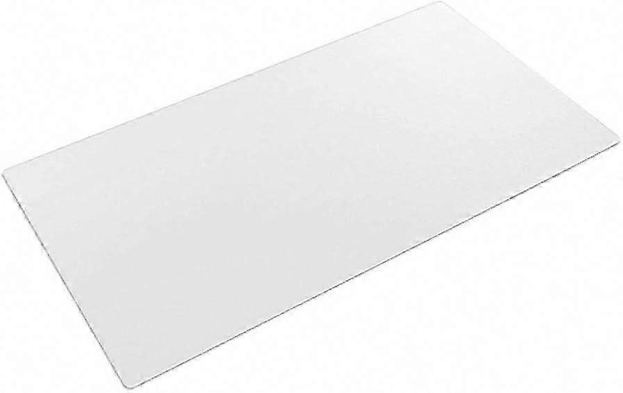 Large Transparent PVC Desk Pad 80x40cm Non-Slip Textured Surface