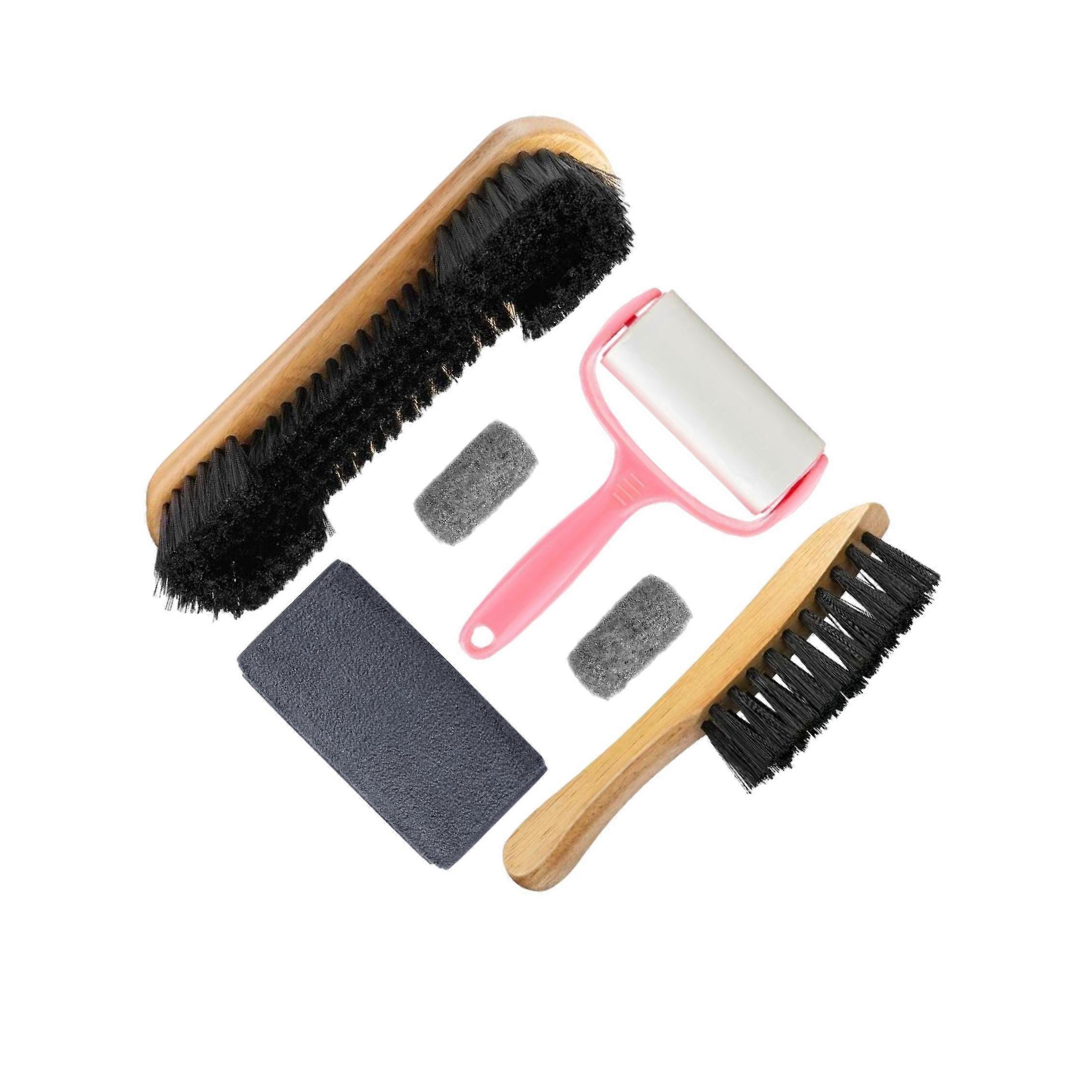 Pool Table & Rail Brush 6 Set Portable Club Wipe Billiard Table Cleaning Kit