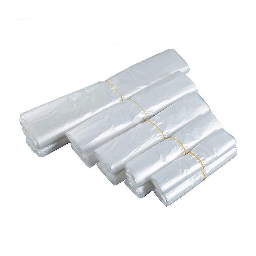 Transparent Plastic Bag for Storage Use 100Pcs Reusable Fruits and Vegetables Bags
