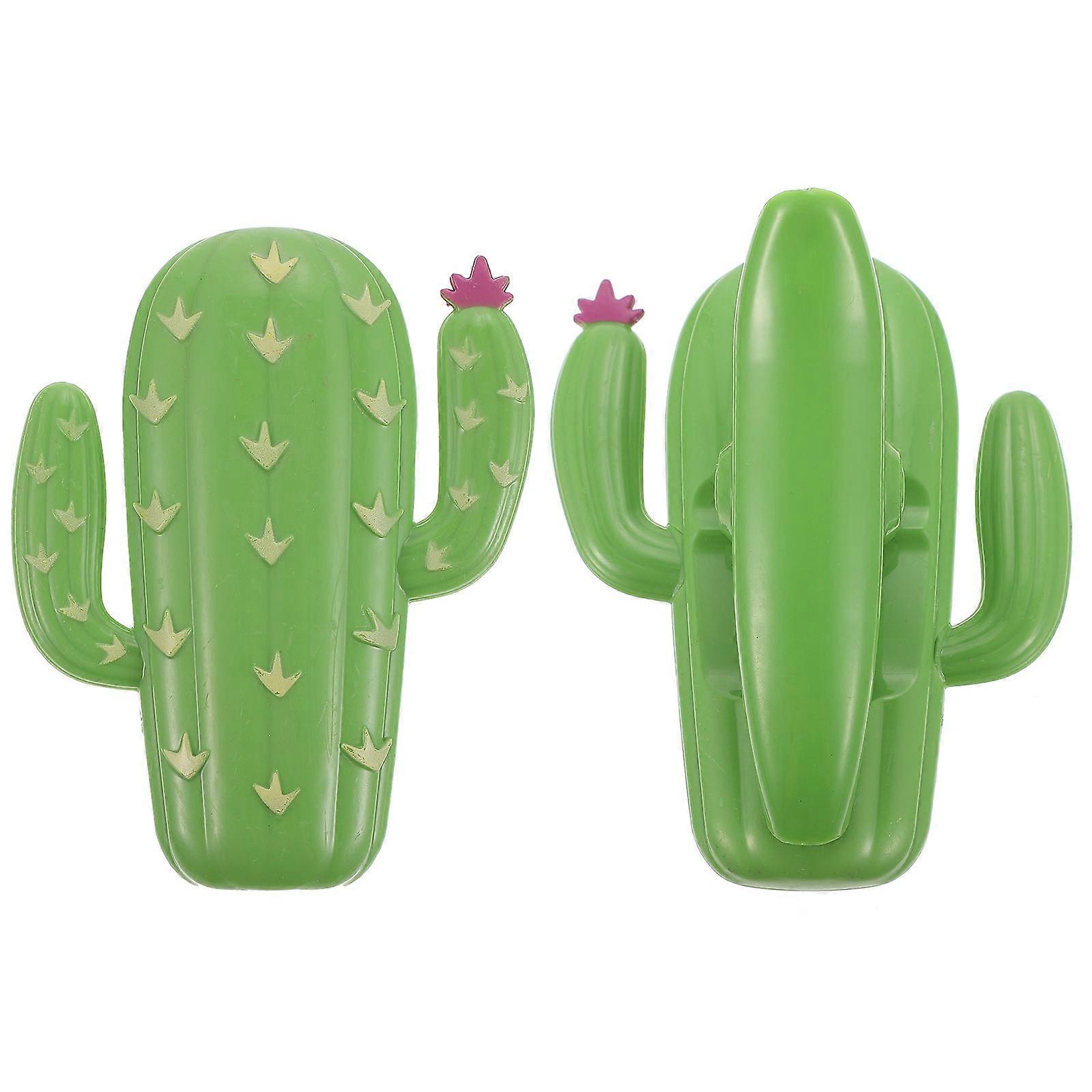 Creative Towel Clamp Cactus Shape Clip for Windproof Use 1Pcs